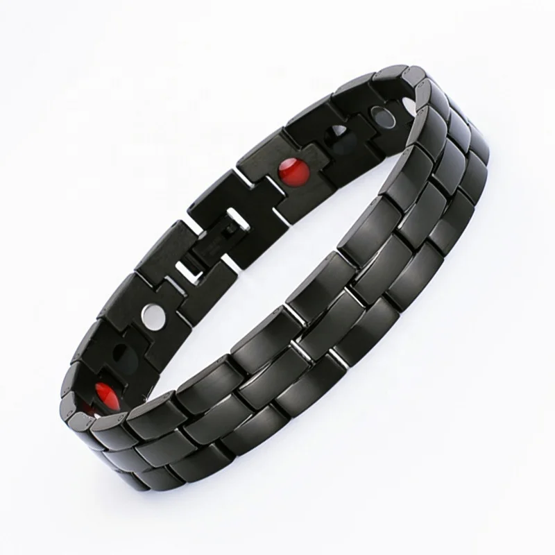 Pure Titanium Magnet Bracelet Mens Bracelet Titanium Steel Jewelry Germanium Grain Bracelet Wholesale