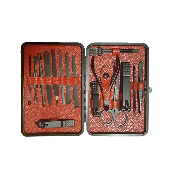 Professional Manicure 6 Pcs Set Silver Color Stainless Steel Beauty Instruments Fully Customized Pedicure Equipment Kit