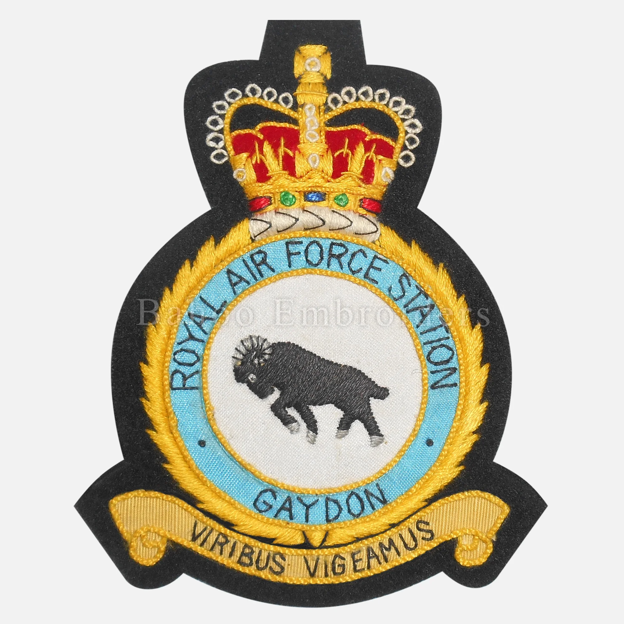 Значок военно-воздушных сил с ручной вышивкой