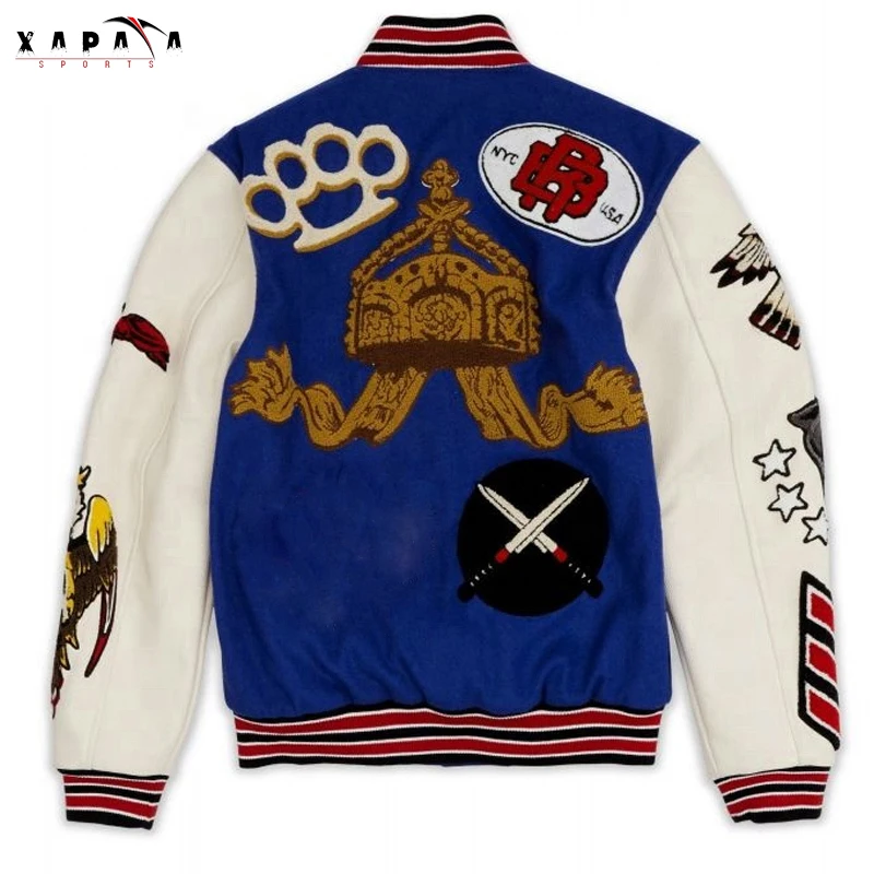 Latest Design Street Wear Comfortable Fit Custom Varsity Jacket for Men by XAPATA SPORTS