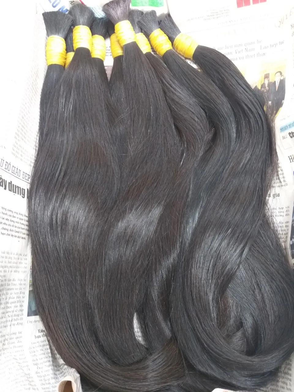 Натуральные человеческие волосы Детские мягкие шелковистые не запутанные вьетнамские высокое качество выровненная кутикула необработанные хорошо подходят для отбеливания