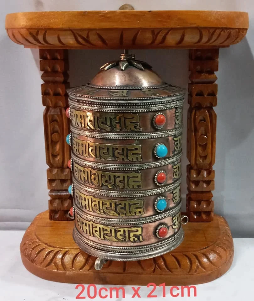 Buddhist Mantra Set Wall Hanging Prayer wheels