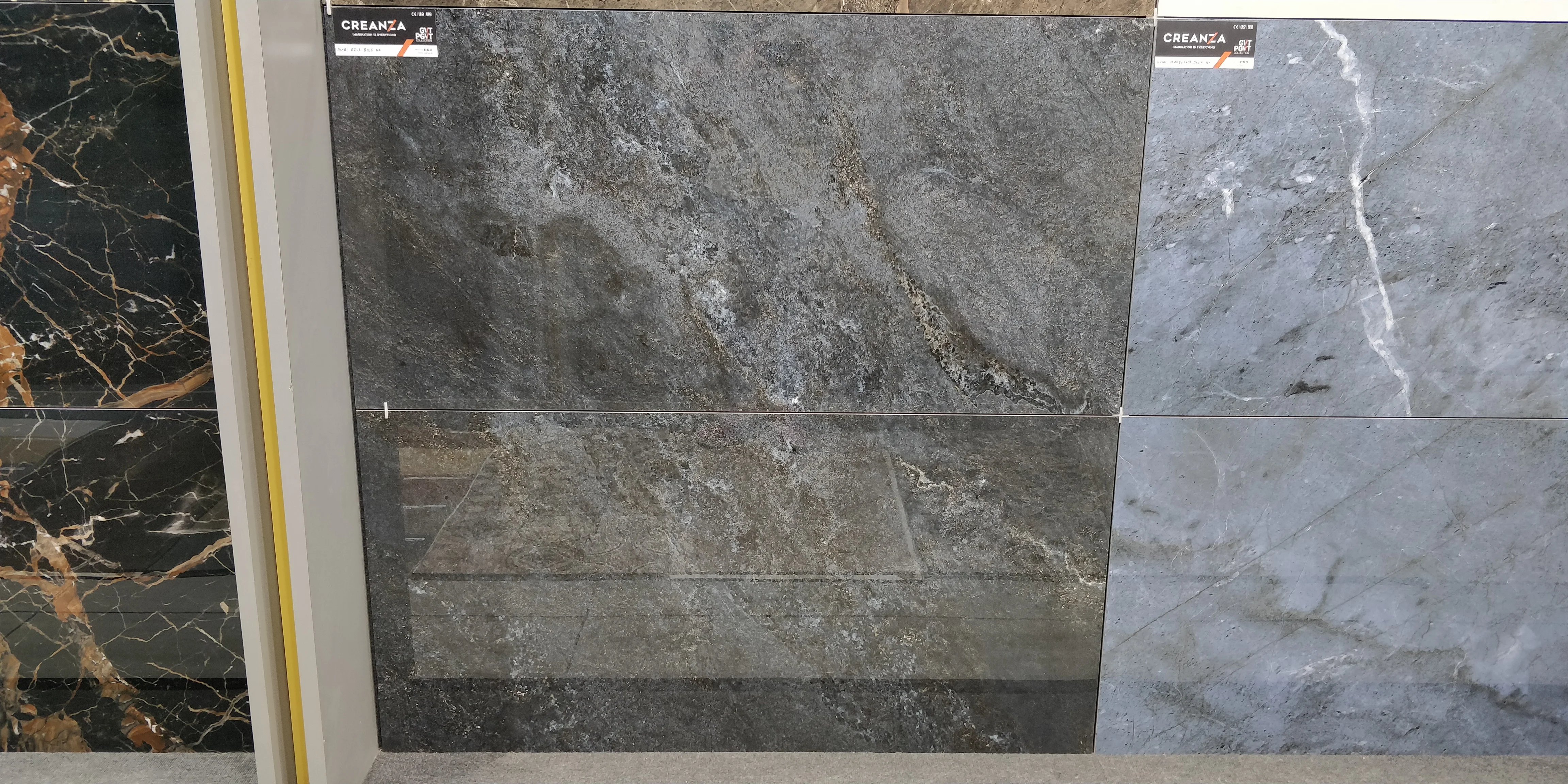 Лидер продаж синяя фарфоровая плитка для декоративной зоны 600x1200 мм