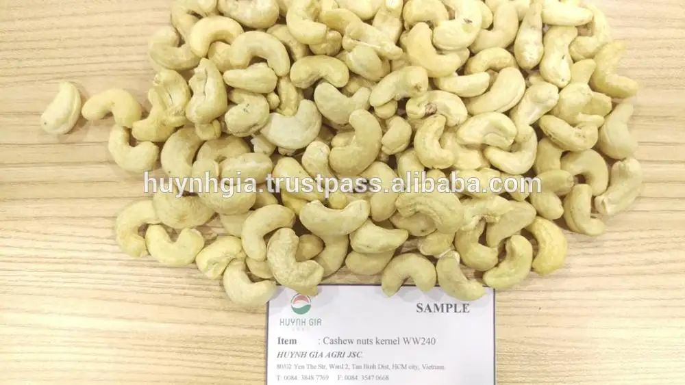 PREMIUM Cashew Nuts Kernel W180-W240-W320  - from Vietnam - HUYNH GIA AGRI JSC
