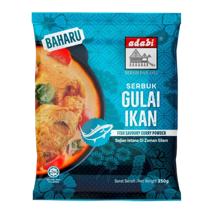 Сушеный стиль вкусный вкус ADABI рыба соленый порошок карри 250 г по лучшей конкурентоспособной