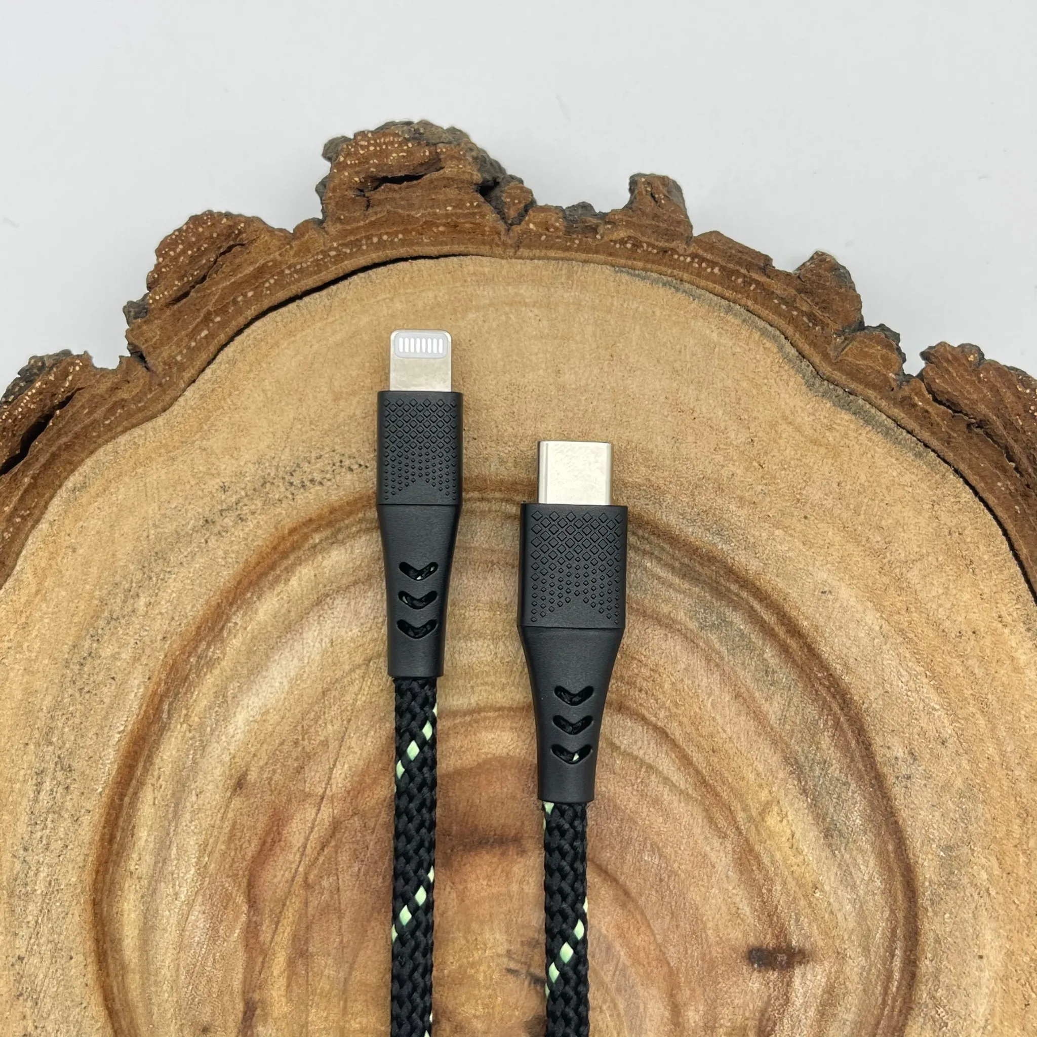 
MFi certified lightning cable - fast charging, braided, USB-C to Lightning (C94) 1M, 2M, 3M for iPhone 