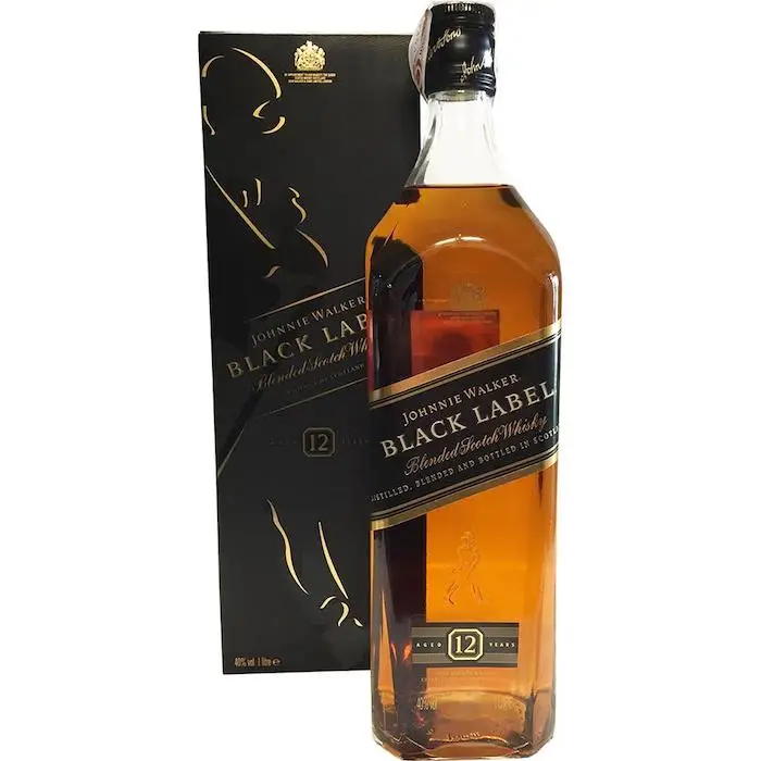 В наличии, черная этикетка для виски Johnie Walker, черная этикетка, смешанный шотландский виски