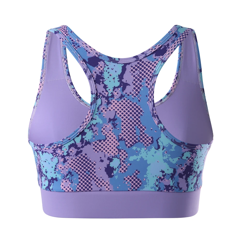 Private Label Activewear Sublimated Fitness Custom Made High Support Seamless Sports Bra Sports Bra