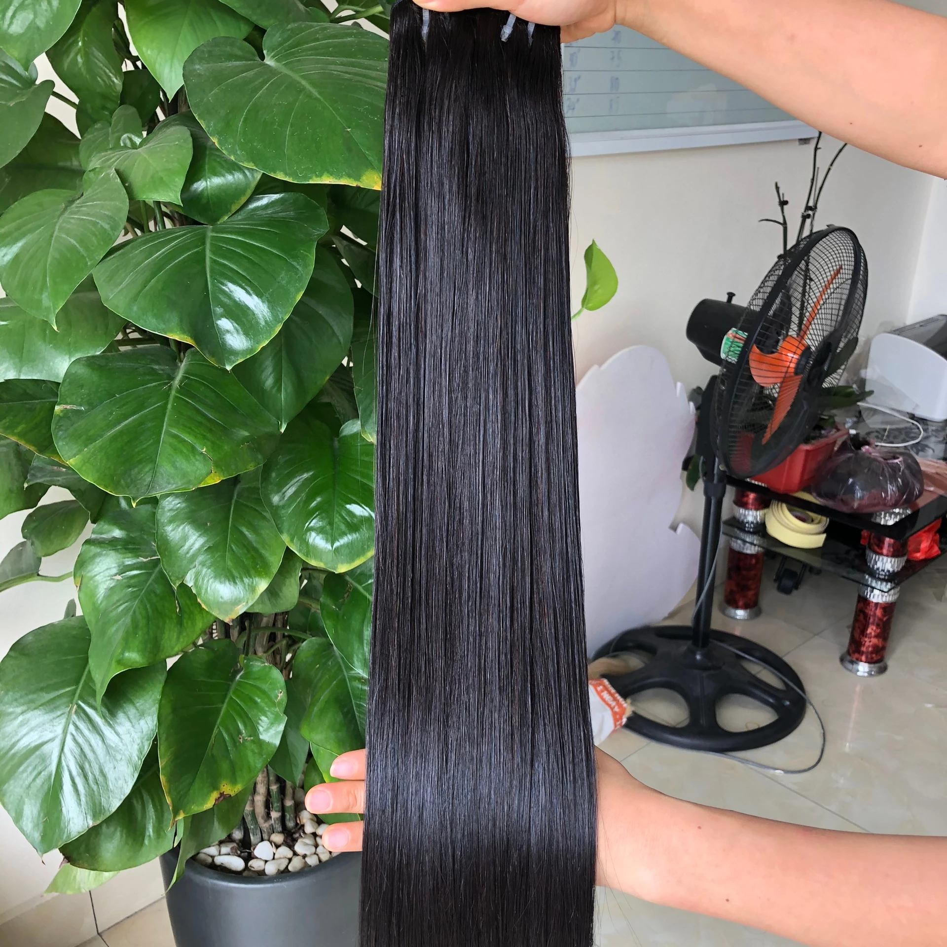 
Горячие предложения, прямые длинные волосы в пучке для наращивания из Вьетнама, 100% человеческие волосы remy, наращивание человеческих волос 