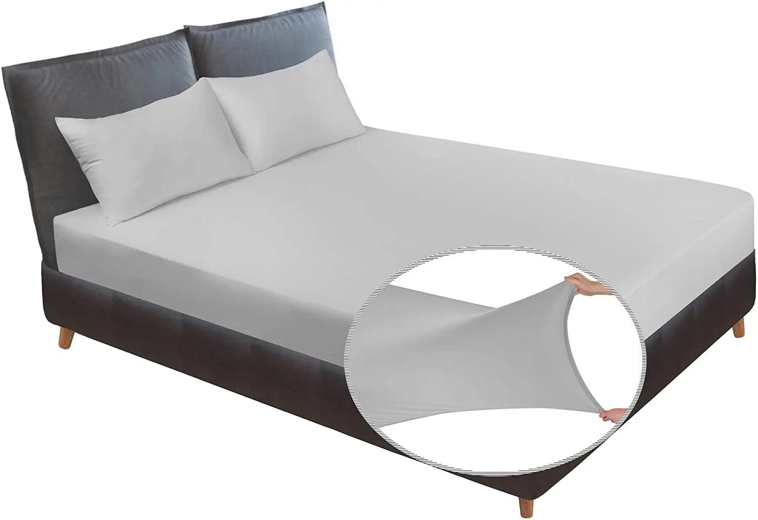 Jersey Knitted Bedsheet Set, Jersey Cotton Sheet, Cozy T Shirt Sheet Set Including deep Pocket Fitted Sheet