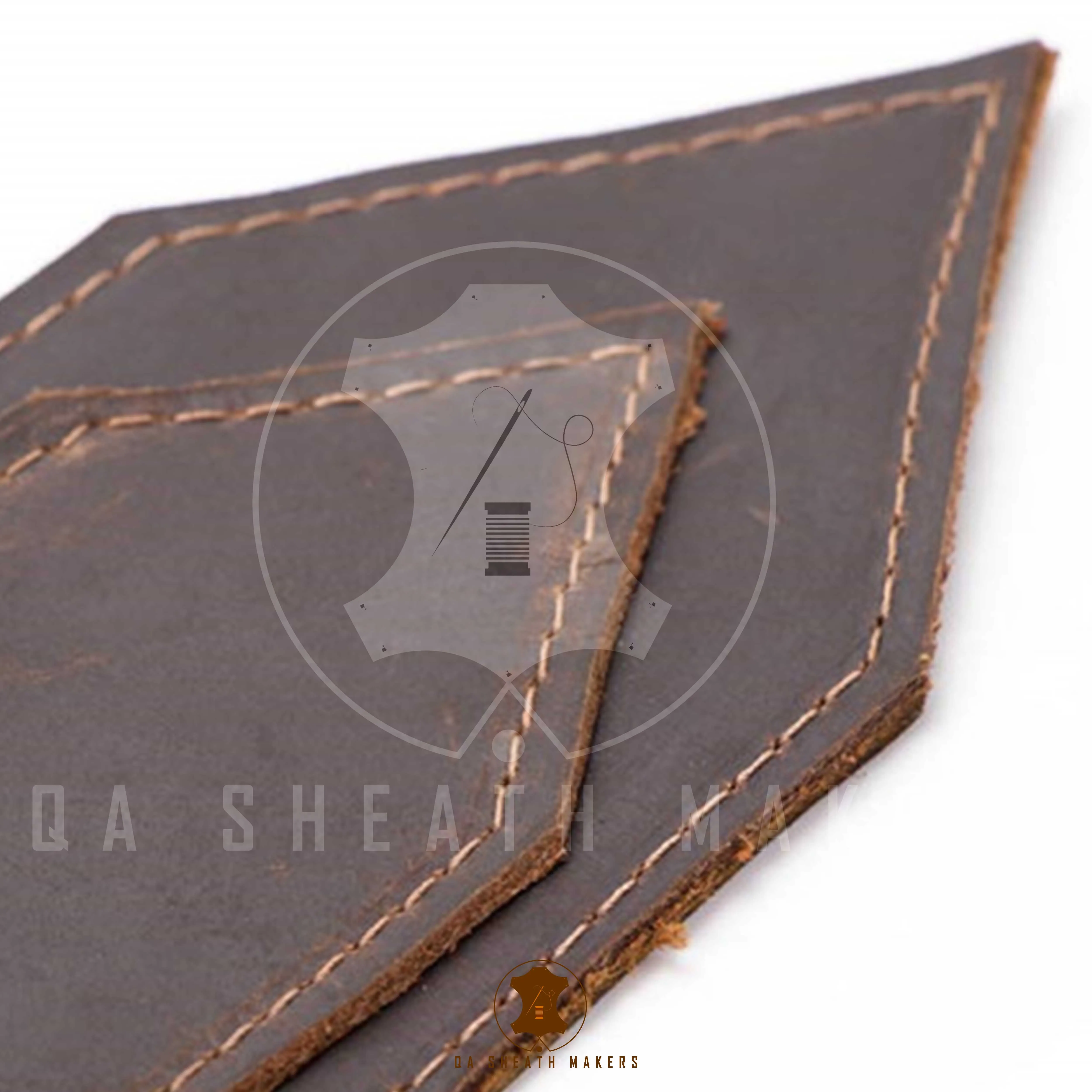 Amazon Trending Selling Factory Price Handmade Rich Grain Leather Sheath for Fix Blade Chef Knives