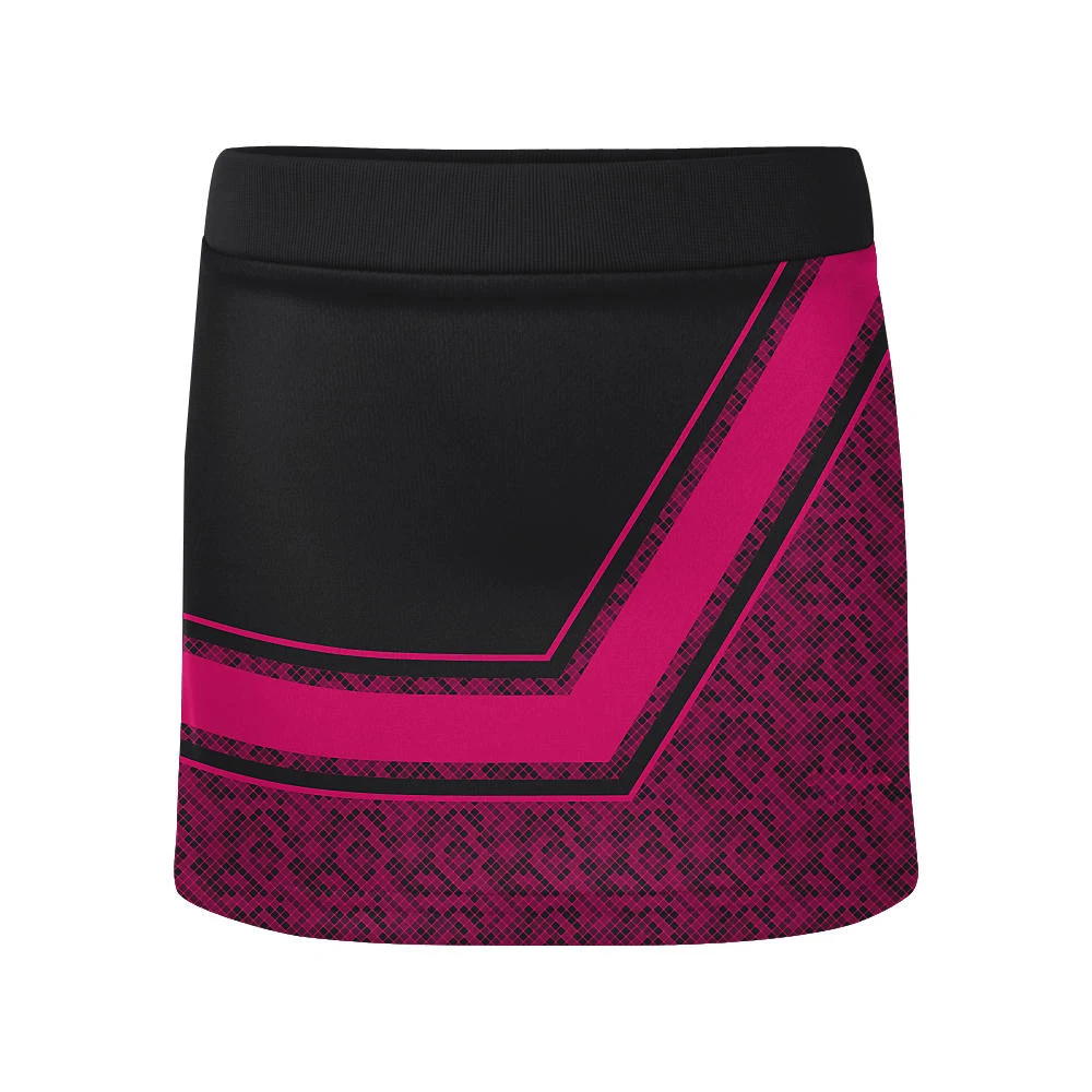 Casual Girls Cheerleading Uniforms with Pleated Wrap Skirt Polyester XS Size Cheerleader Costume