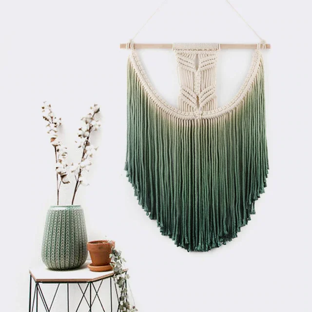 Buy Bohemian Handmade Macrame Wall Hanging Home Accessories made by 100% Cotton Macrame Cord From India