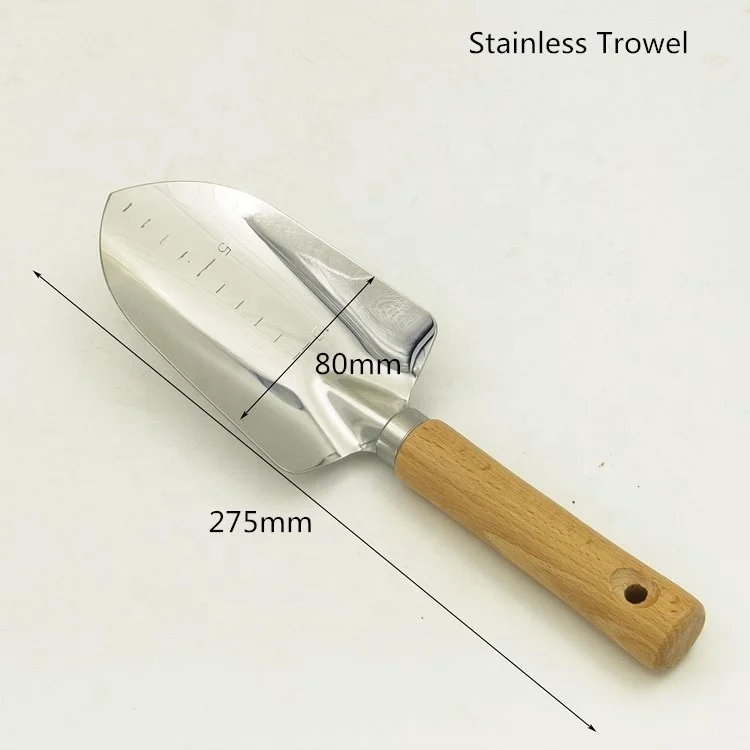 stainless steel garden tools set household hand mini trowel shovel