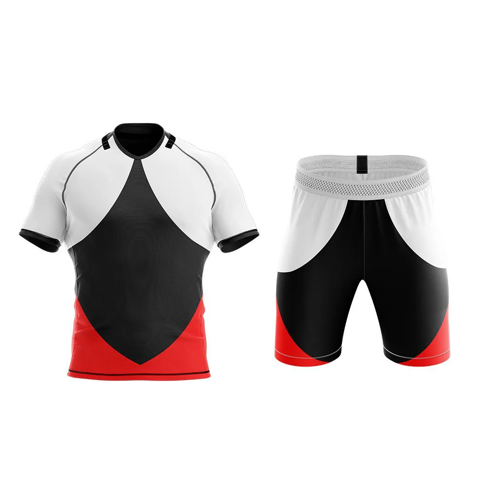 Reasonable low price rugby jersey uniform with names in wholesale Top Quality Fully Customized Rugby Shorts
