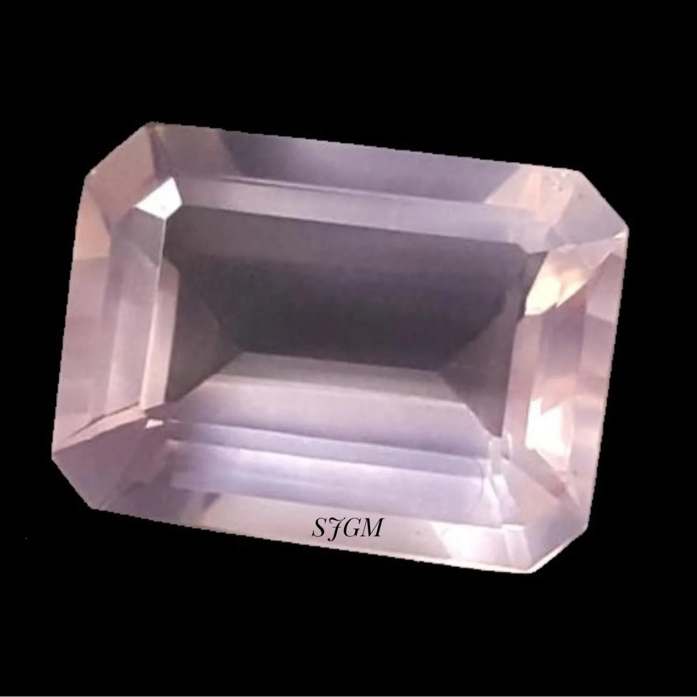 Wholesale Factory Price 8X10mm Octagon Cut Natural Rose Quartz Gemstone High Quality Faceted Loose Pink Emerald IGI Certified