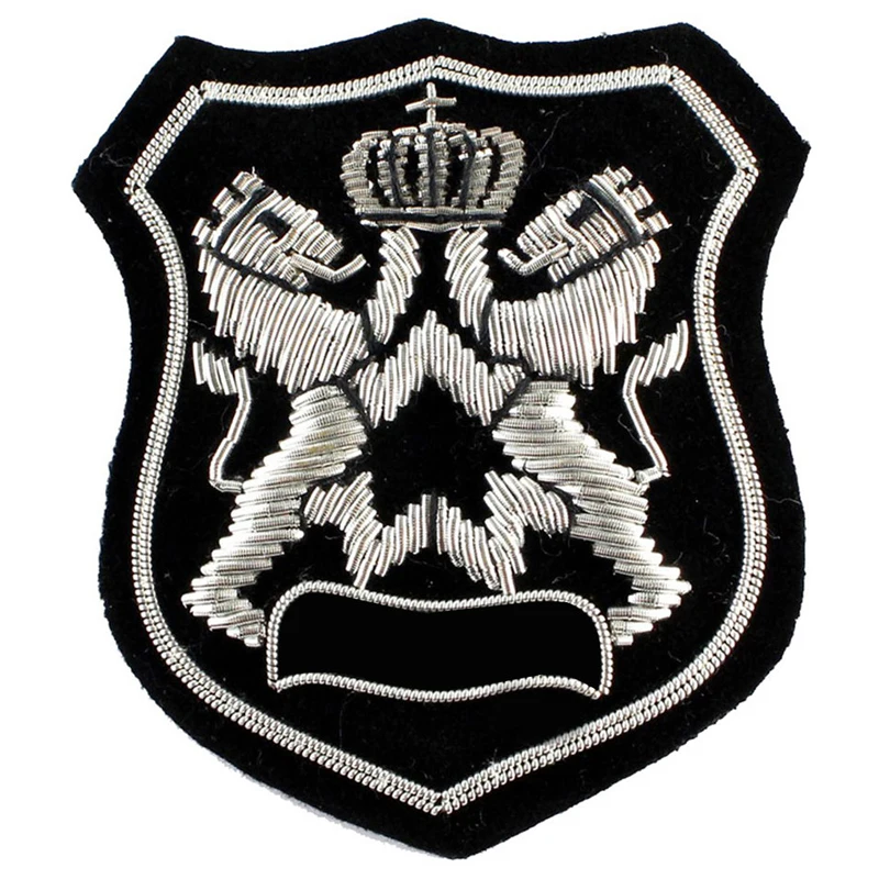 Wholesale Embroidery Hand Embroidery Patches Clothing Badge Customized Logo Fabric Lace Standard Resin