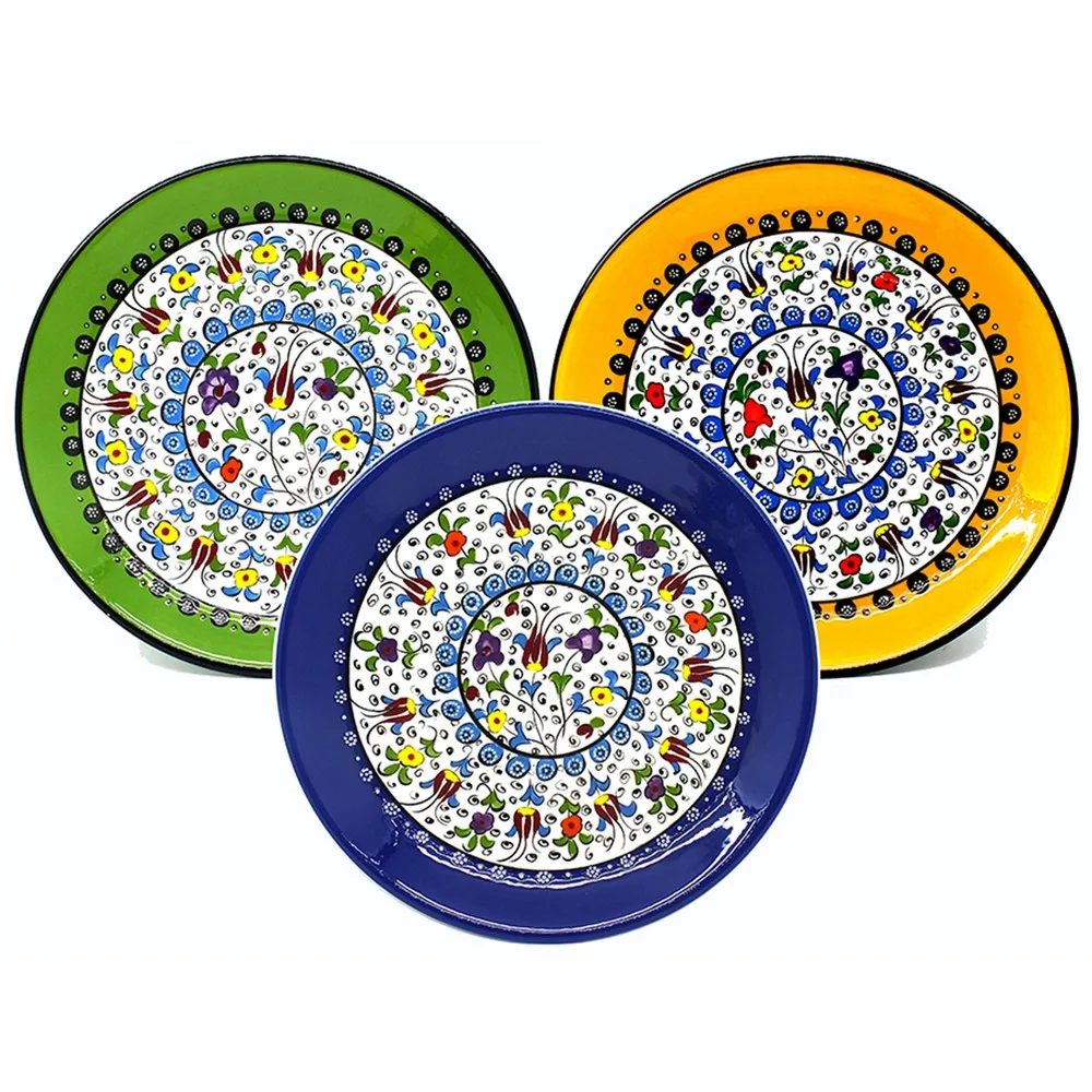 2021 Best Souvenir - Turkish Handmade Ceramic Plate 25 cm Millennium