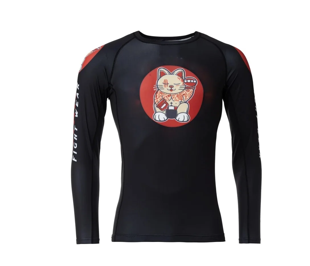 
your own logo Rash Guard Top Striped Swim Shirts for Swimming, Hiking, Surfing 