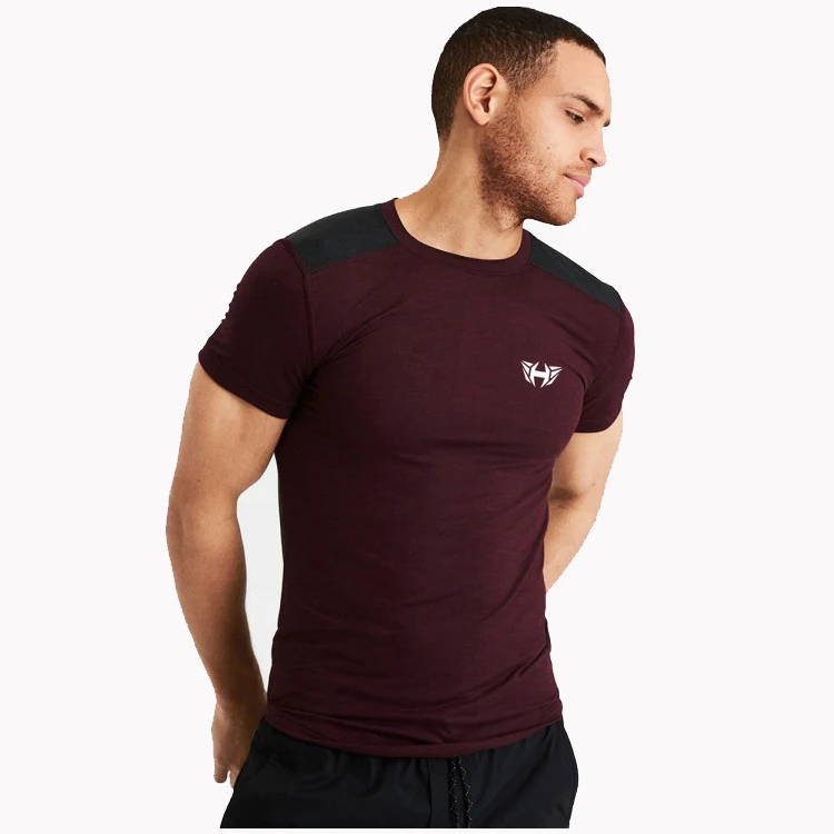 
Male large-scale short sleeve gyms T shirt Summer New Mens Gyms Elastic sport shirt men cotton Fitness Running T shirt 