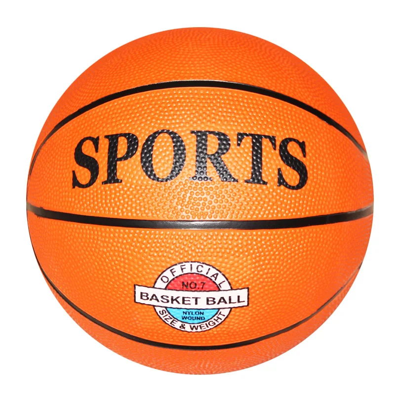 High Quality rubber Official Size 5 6 7 Basketball China, Custom Logo orange Basketball For Training