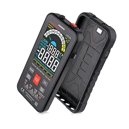 Профессиональный Умный Цифровой мультиметр HT116 9999 отсчетов Автоматический диапазон 1000 В 10 А тестер Ом Гц емкость реле истинное среднеквадратичное значение