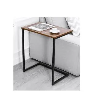 Meta sidel Table for Living Room Balcony Office Round Wooden Top Accent Side Coffee Tables Furniture