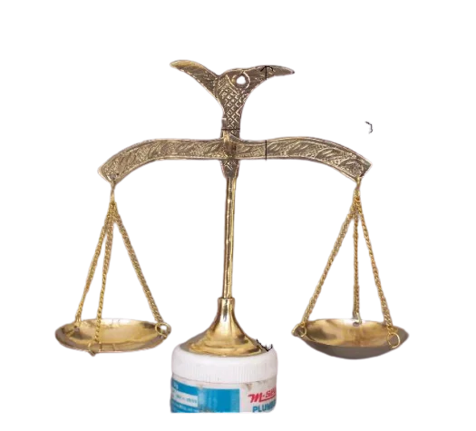 Antique Brass Small Balance Scale Handmade Home Decorative Weight Control Scale for Children for Household Use