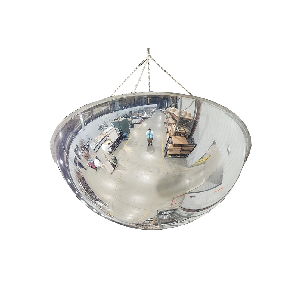 Зеркало Replex, 18 дюймов/45 см, акриловое, с белым фланецем