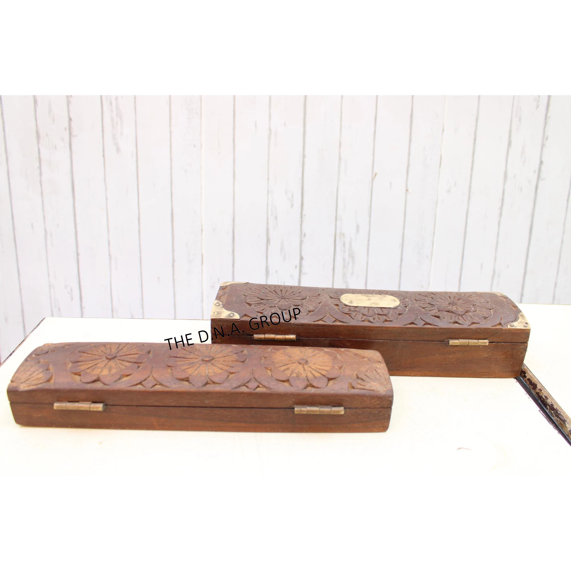 Деревянная коробка ручной работы деревянная резная в античном