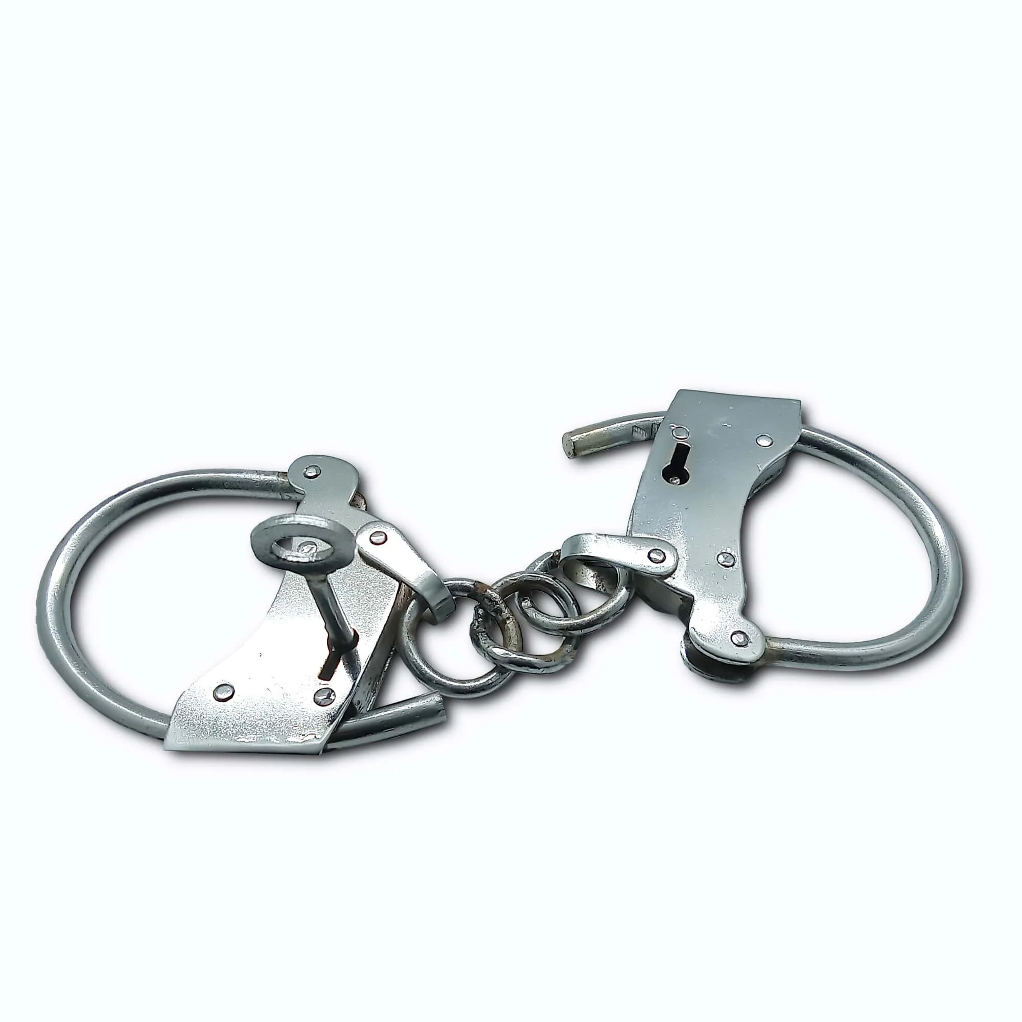 Винтажные серебряные наручники для искусства и коллекционирования разработанные средневековым краем