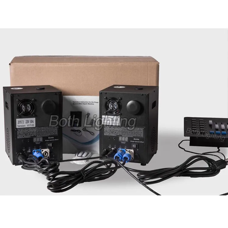  Профессиональный производитель сцены dmx512 холодная Искра фейерверк машина искры