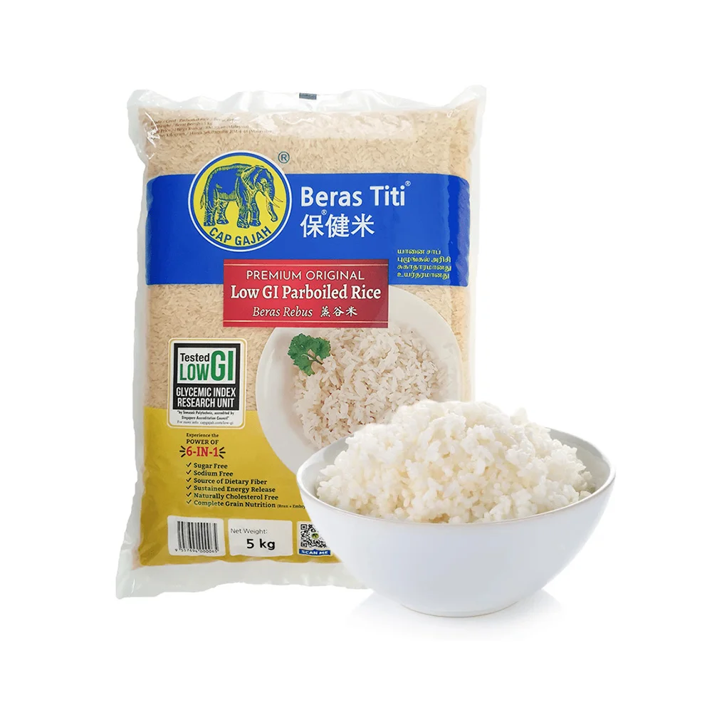 Premium Quality Rice Bag Low Calorie Low Gi Rice Foods Healthy Products From Malaysia Parboiled High In Fiber Rice