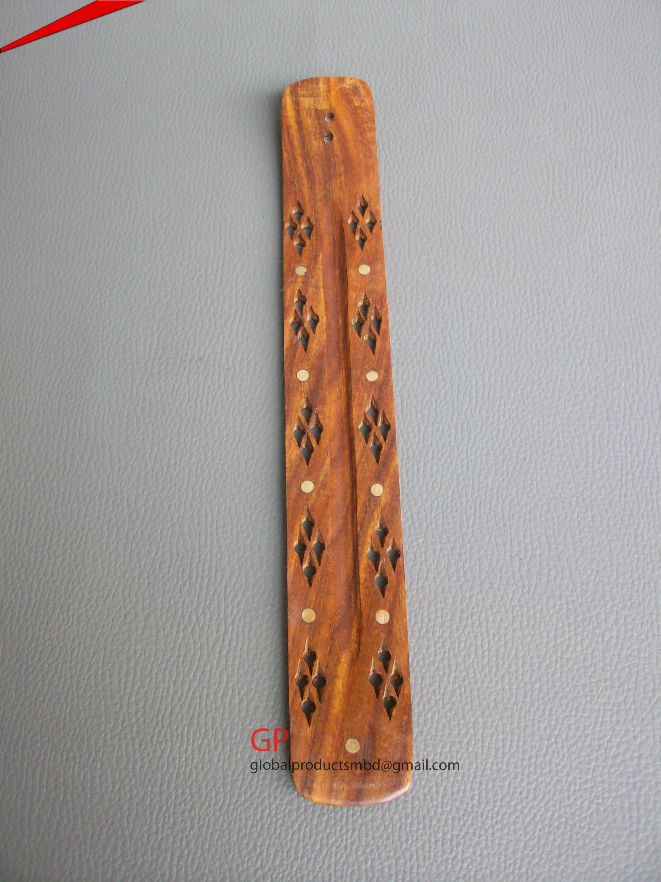 organic hand made Incense stick holder wholesale Wood incense burner