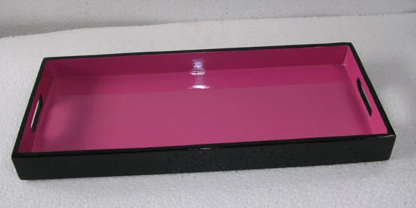 
Rectangular lacquer tray, handmade lacquerware from Vietnam, for home-decor, kitchenware, houseware, tableware 
