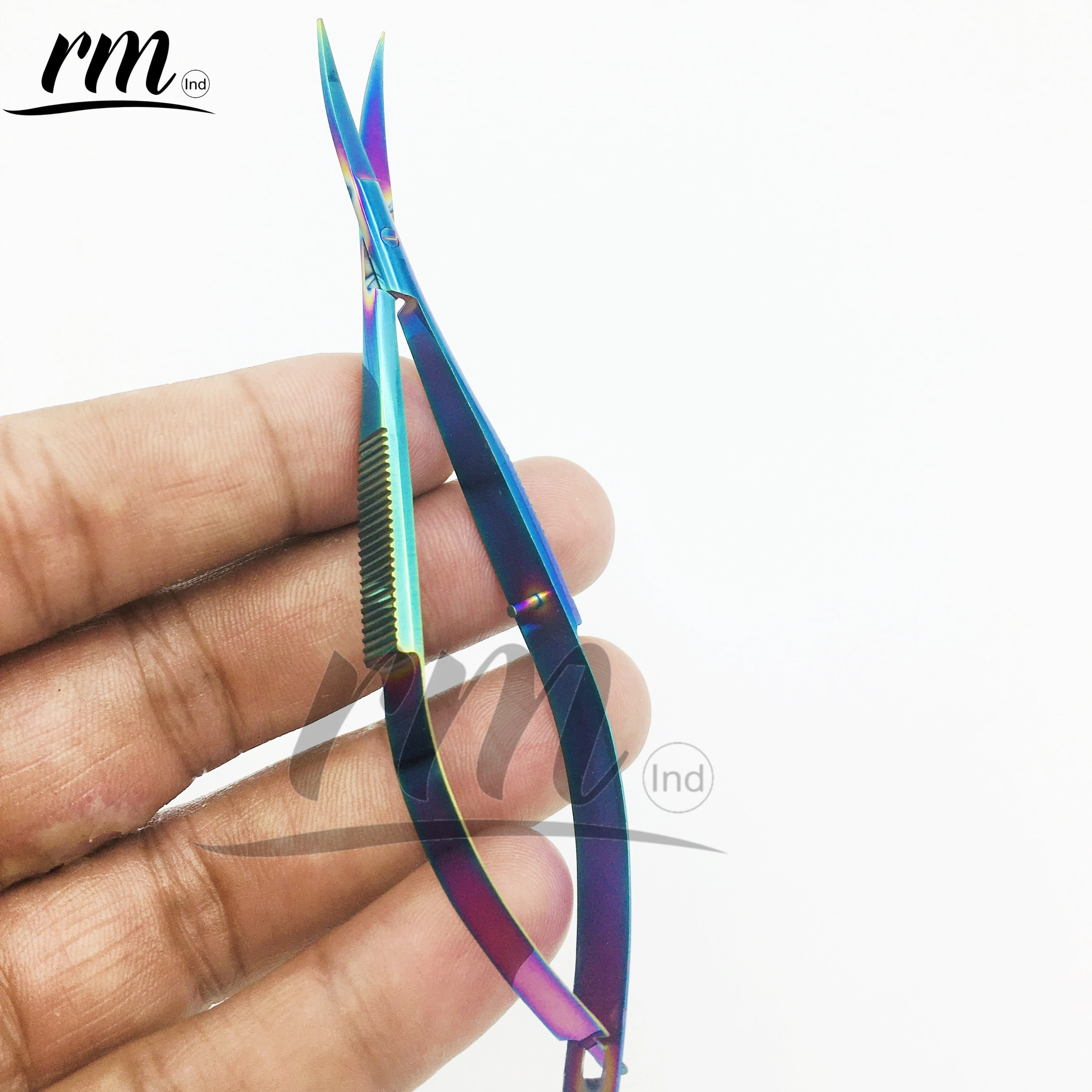 Небольшие ножницы для ухода за кожей/ногтями тупые Пружинные из нержавеющей стали разных форм и размеров. Пружинная кутикула бровей