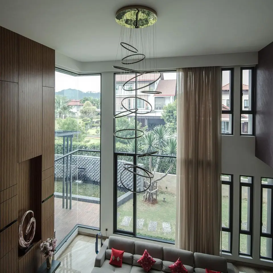  Роскошный высококачественный Строительный Алюминиевый занавес для стен с ламинированным стеклом производство в Малайзии