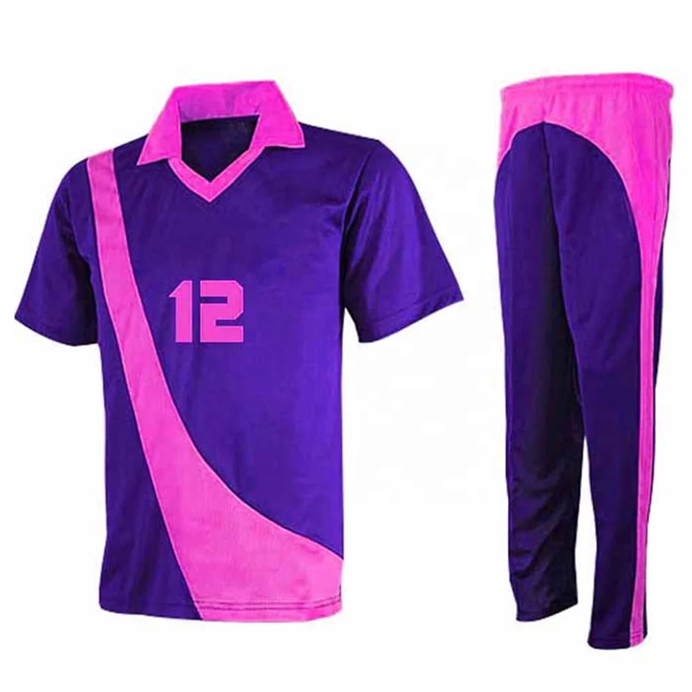 factory wholesale Cricket Uniform 2022 Customized Sublimation Cricket Kit Uniform Set For Men full sleeve shirts