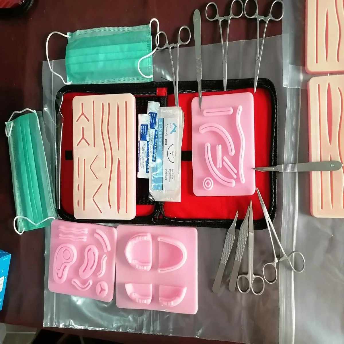 From Factory Suture Kit Training Private Label Suture Practice Pad | Surgical Suture Practice Pad | Made in Pakistan  By Pissco