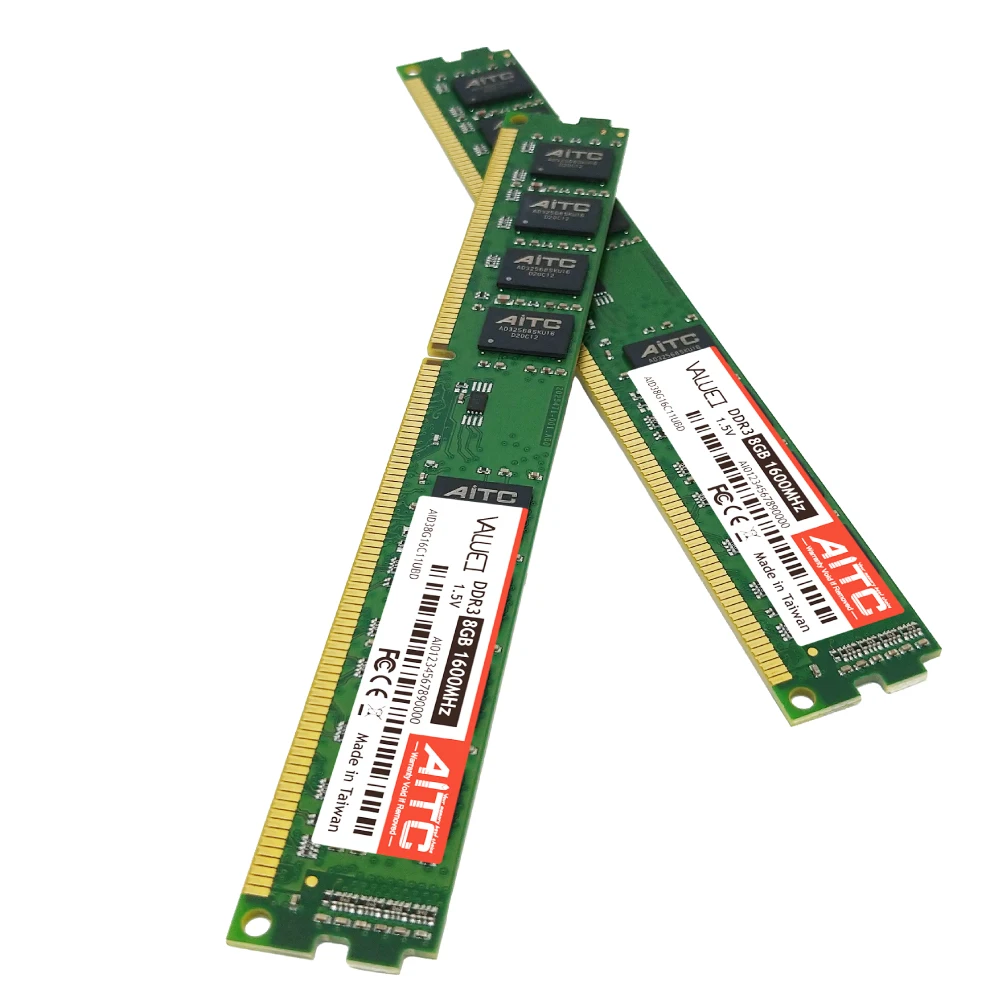  Оперативная память AITC ddr3 1600 8