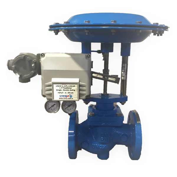 2021 высокое качество GGG-40 3 sfero чугунным корпусом DN15 PN25 2way пропорциональный Пневматический регулирующий клапан