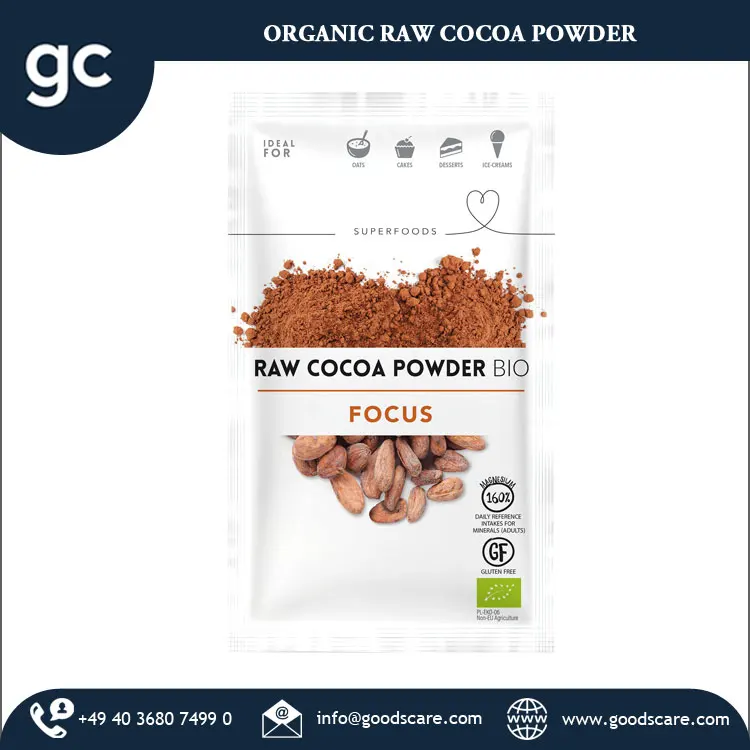 Bulk Quantity Supplier of OEM/OBM Custom Label Top Selling Organic Raw Cocoa Powder Made in Germany
