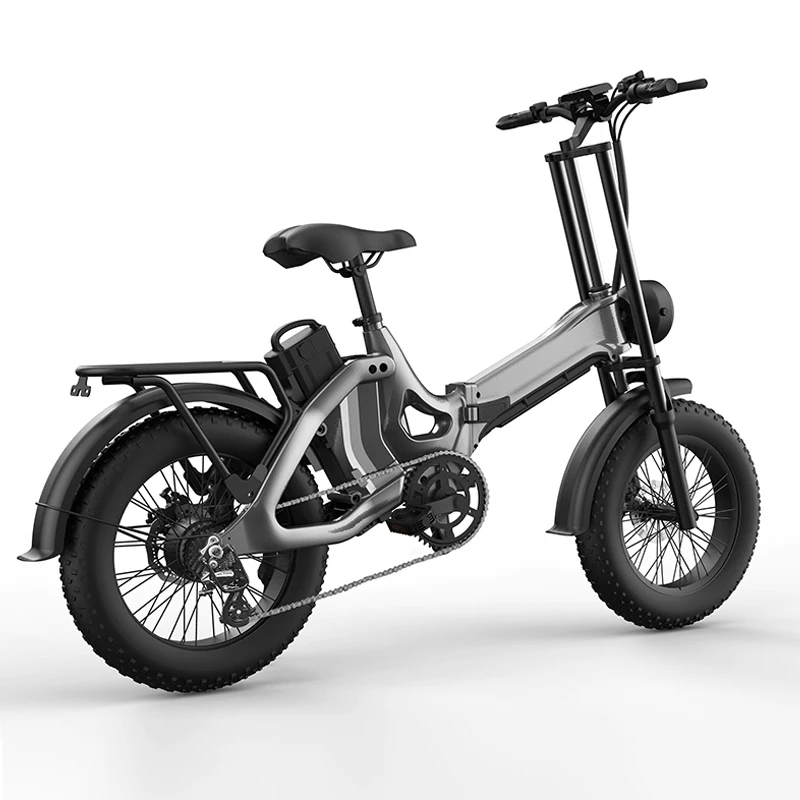 Best 20inch 4.0 Full Suspension Folding Bike Frame Scooter Fat Tyre e bike Fat Tire Electric Cargo Bike