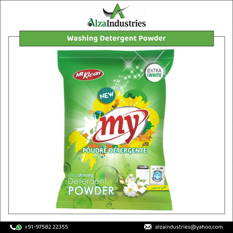 Superb Quality High Foam Formula Ultra Shining Washing Detergent Fragrances Powder for Washing Machines