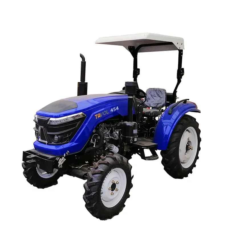 4WD Agricultural Wheel Farm Tractor Small Mini Compact Garden Tractors with ISO Ce for sale