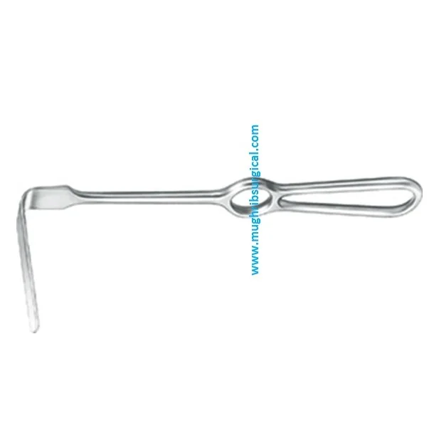 Ретрактор с кольцом и ручкой размер лезвия 140x30 мм 25 см