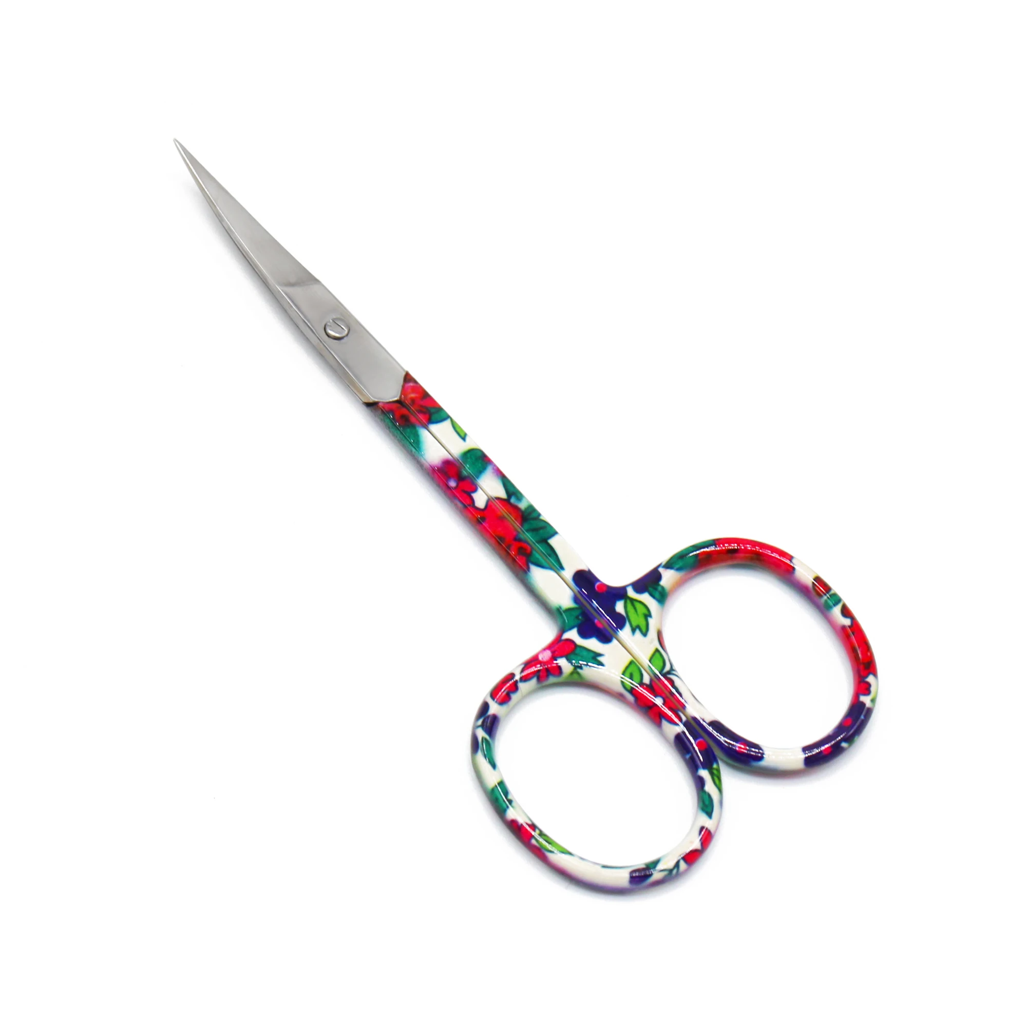 Professional Cuticle Scissors Fine Points Curved and Straight made of Stainless Steel Mirror Satin Sand Finish