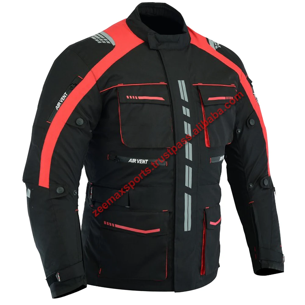 High quality custom made Cordura Motorcycle Jacket Textile Waterproof Motorbike Jacket