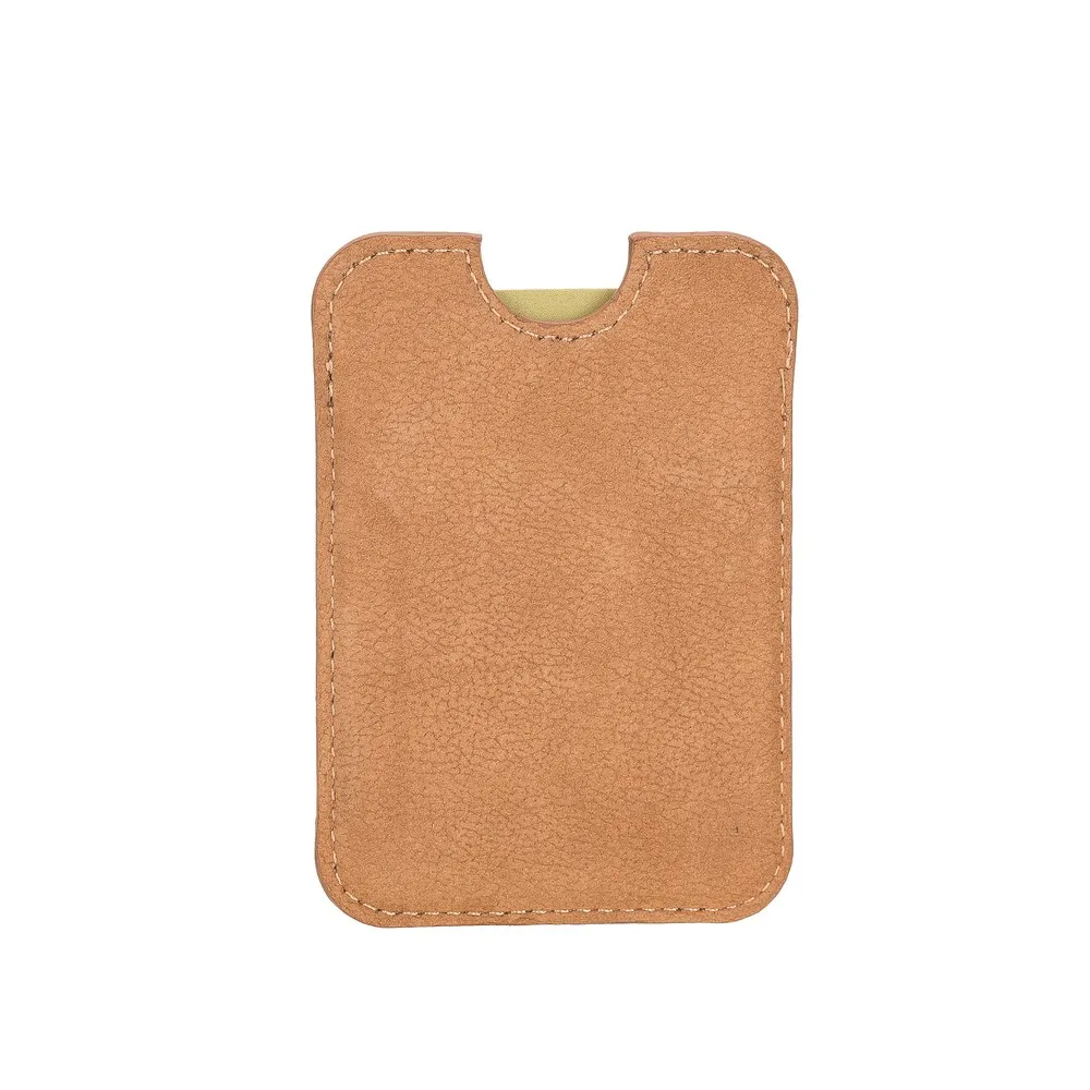 MAGGY Genuine Leather Handmade Magnetic Unisex Card Holder with RFID Protection and Color Optional