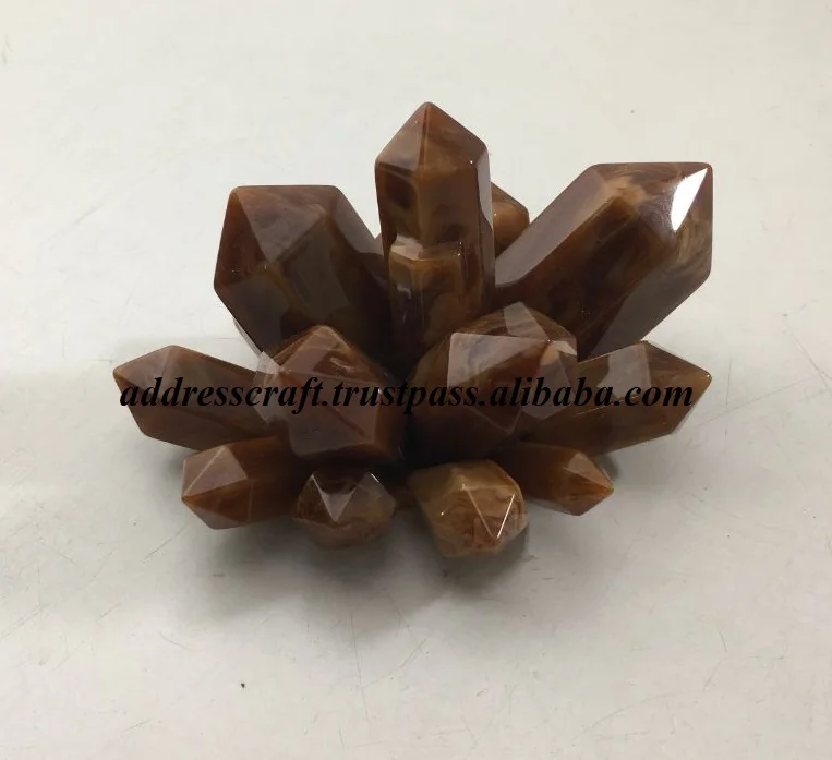 Wholesale Price Resin Door Knobs Furniture Hardware Kitchen Cabinet Handles Brass Antique Knobs Drawer Pulls Resin Handle